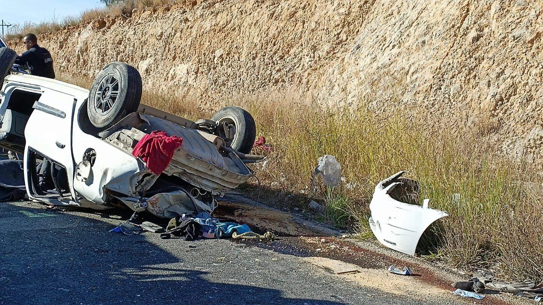 Murió en accidente